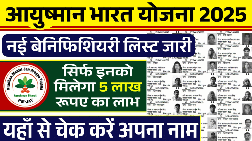 Ayushman Card Beneficiary List