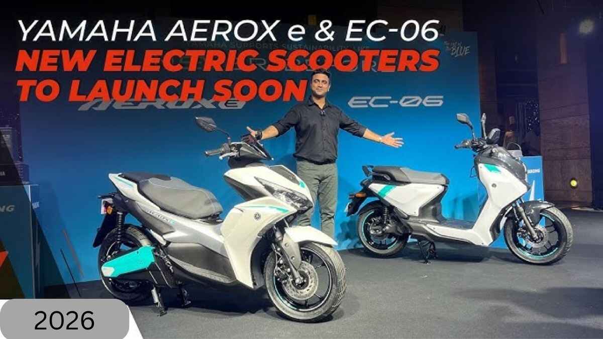 Yamaha Aerox EV Electric Scooter Revealed: Sporty Design, Smart Features & 120km Range 1 Yamaha Aerox EV