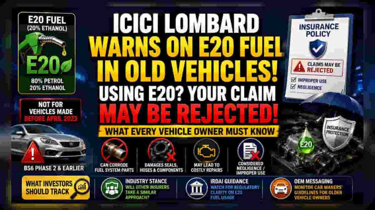 E20 Fuel Warning