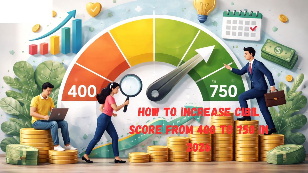 How to Increase CIBIL Score from 400 to 750 in 2026