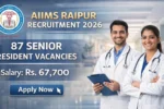 AIIMS Raipur Recruitment 2026